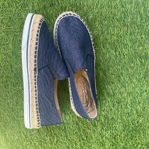 Women’s Jimmy Choo Flat Espadrilles, Navy